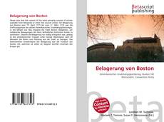 Portada del libro de Belagerung von Boston