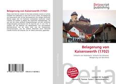 Copertina di Belagerung von Kaiserswerth (1702)
