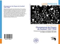 Buchcover von Championnat de Chypre de Football 1947-1948