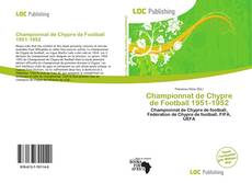 Bookcover of Championnat de Chypre de Football 1951-1952