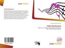 Capa do livro de Lidia Ruslanova 