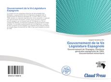 Portada del libro de Gouvernement de la Ve Législature Espagnole