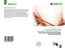 Capa do livro de Gaylord Harnwell 