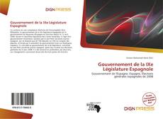 Couverture de Gouvernement de la IXe Législature Espagnole