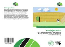 Gheorghe Váczi kitap kapağı