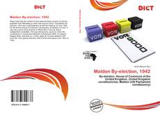 Capa do livro de Maldon By-election, 1942 