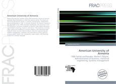 Copertina di American University of Armenia