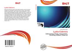 Bookcover of Lydia Cabrera