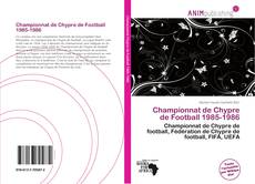 Championnat de Chypre de Football 1985-1986 kitap kapağı