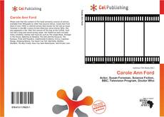 Buchcover von Carole Ann Ford