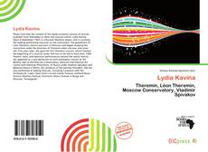 Portada del libro de Lydia Kavina