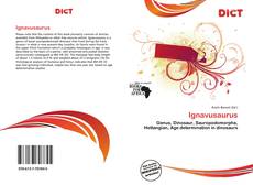 Couverture de Ignavusaurus