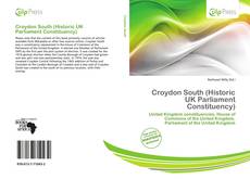 Buchcover von Croydon South (Historic UK Parliament Constituency)