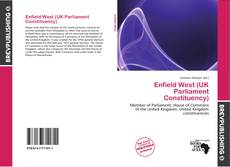 Buchcover von Enfield West (UK Parliament Constituency)