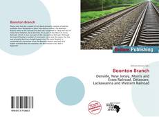 Boonton Branch的封面