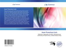 Capa do livro de Juan Francisco Luis 