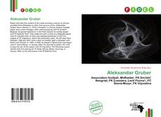 Bookcover of Aleksandar Gruber