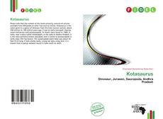 Buchcover von Kotasaurus