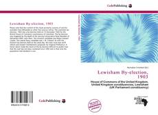 Copertina di Lewisham By-election, 1903