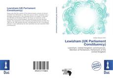 Lewisham (UK Parliament Constituency) kitap kapağı