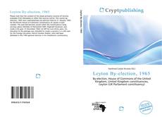 Copertina di Leyton By-election, 1965