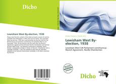 Lewisham West By-election, 1938 kitap kapağı