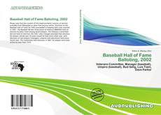 Buchcover von Baseball Hall of Fame Balloting, 2002