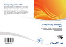 Обложка Darlington By-election, 1926