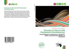 Bookcover of Chester-le-Street (UK Parliament Constituency)