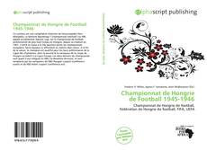 Borítókép a  Championnat de Hongrie de Football 1945-1946 - hoz