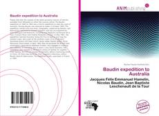 Baudin expedition to Australia kitap kapağı