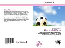 Copertina di Idris Abdul Karim