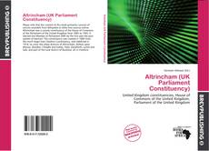 Buchcover von Altrincham (UK Parliament Constituency)