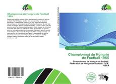 Championnat de Hongrie de Football 1965 kitap kapağı