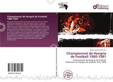 Championnat de Hongrie de Football 1980-1981 kitap kapağı
