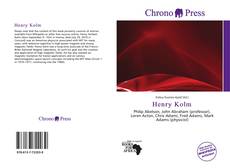 Bookcover of Henry Kolm