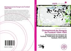 Championnat de Hongrie de Football 1994-1995 kitap kapağı