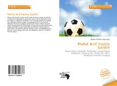 Bookcover of Mohd Arif Fazlie Saidin