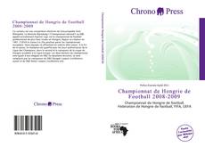 Buchcover von Championnat de Hongrie de Football 2008-2009