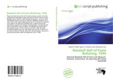 Bookcover of Baseball Hall of Fame Balloting, 1996