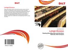Portada del libro de Lehigh Division
