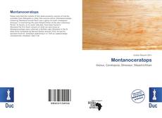 Bookcover of Montanoceratops