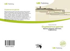 Couverture de Cryptocercus garciai