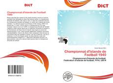 Portada del libro de Championnat d'Islande de Football 1940