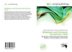 Borítókép a  Middleton and Prestwich By-election, 1920 - hoz