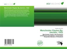 Manchester Clayton By-election, 1922 kitap kapağı