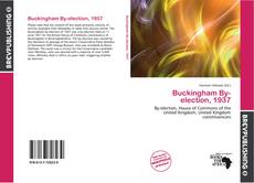 Buchcover von Buckingham By-election, 1937