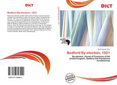 Portada del libro de Bedford By-election, 1921