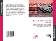 Buchcover von Paul Alexandrovitch de Russie