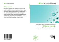 Bookcover of Chinese mantis